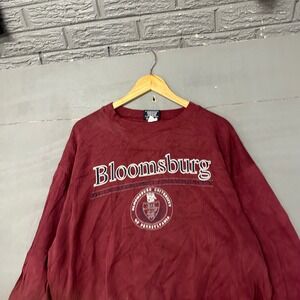 Vintage JanSport Bloomsburg University Sweatshirt Maroon Made in USA Mens Large